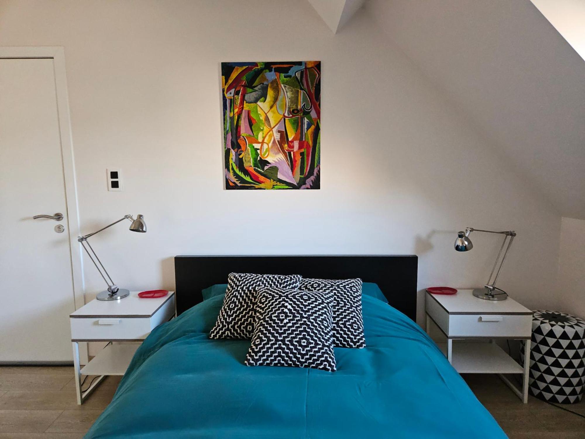 Modern Duplex With Garden Apartment Brussels Luaran gambar